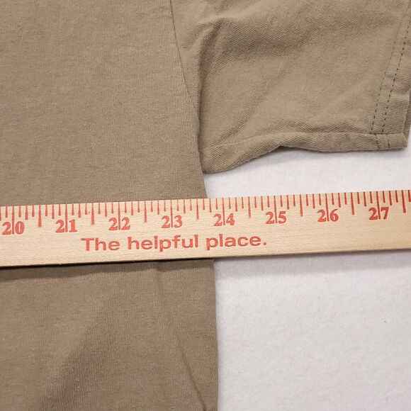 Electric Mud Casual Short Sleeve Graphic T Shirt Mens Size 2XL Beige - Picture 9 of 10